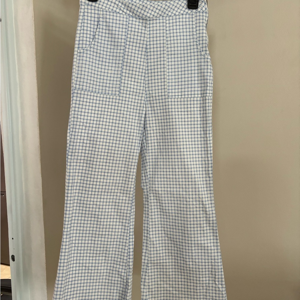 Beautiful plaid pants. Puerto Rican brand “Valija Gitana” Boho Chic style.